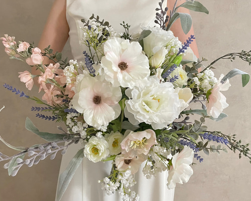 アーティシャルフラワー/ブートニア 結婚式ブーケ