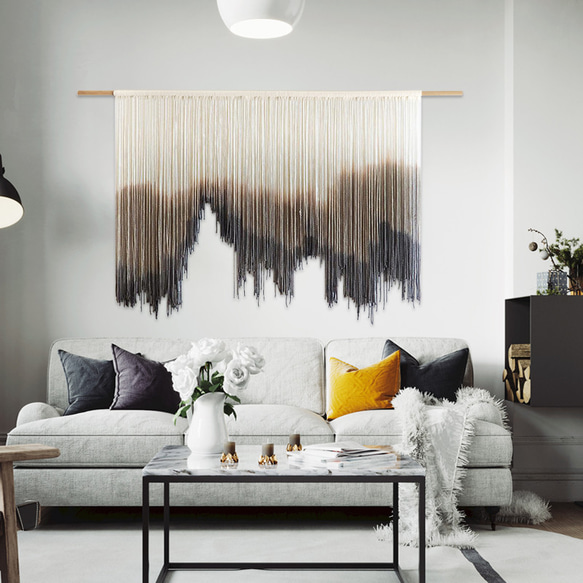 【受注製作】風景画 絵画 タペストリー 壁掛け 手作り アート 芸術 ウォールハンギング 新築祝い・新居祝い 家の装飾 アート 90cm ロッドを使用した壁掛けタペストリーの実際の幅は 広くなります #寝室