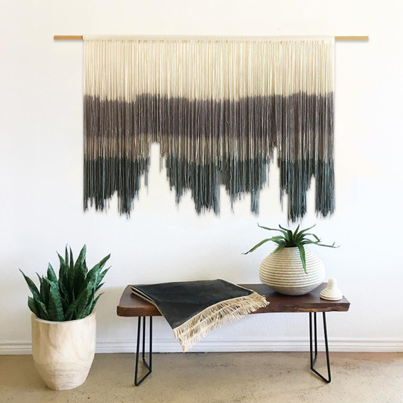 【受注製作】風景画 絵画 タペストリー 壁掛け 手作り アート 芸術 ウォールハンギング 新築祝い・新居祝い 家の装飾 アート 90cm ロッドを使用した壁掛けタペストリーの実際の幅は 広くなります #寝室