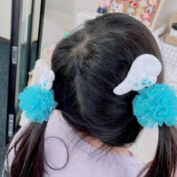 天使の羽ヘアクリップ 3枚目の画像