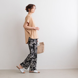 【全２色】ウエストゴム　イージーケア　楽ちんパンツ　23106 9枚目の画像