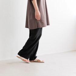 【全２色】ウエストゴム　イージーケア　楽ちんパンツ　23106 10枚目の画像