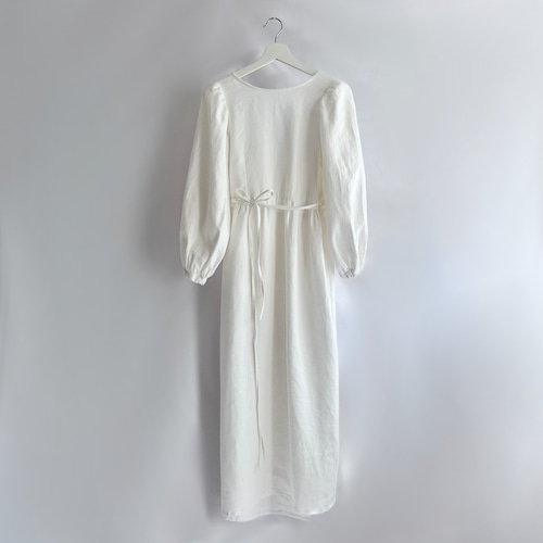 年末のプロモーション 特集掲載】2WAY❤️カシュクールワンピース ヨーロッパリネン ワンピース