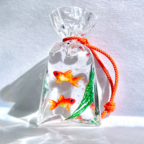 向日葵・ミニチュア着物・吊るし飾り・金糸帯・水引・ストラップ 水引