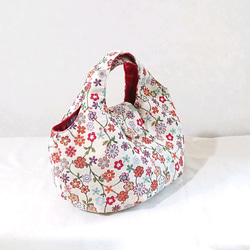 スペイン ゴブラン織りの花柄バッグ 3枚目の画像