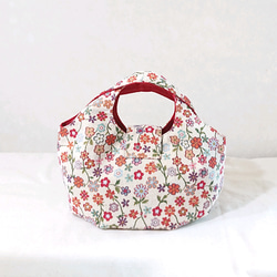 スペイン ゴブラン織りの花柄バッグ 2枚目の画像