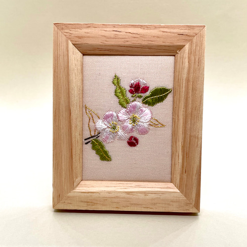 快適ホビー・楽器・アート - 掛け軸刺繍［百鳥と花の刺繍］絹 手