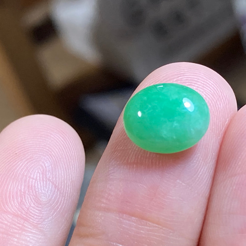 R23-20 美品 ミャンマー産 天然 A貨 緑 翡翠 ルース 裸石 硬玉