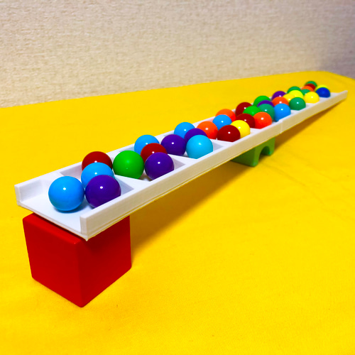 ビー玉転がし ピタゴラスイッチ ジグザグスロープ 【3個セット