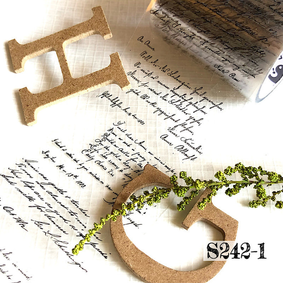 送料無料【S 242-1 コラージュ素材】海外PETシール　英字　手帳　ジャンクジャーナル 1枚目の画像
