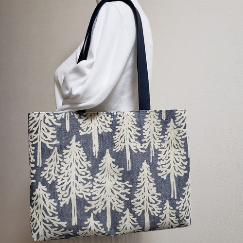 metsä 】 ミナペルホネン トートバッグ 肩掛けバッグ マグネット