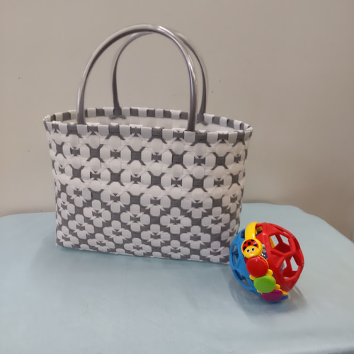 オーダー266 PPバンド プラカゴ かごバッグ 花 252 オーダー PPバンド