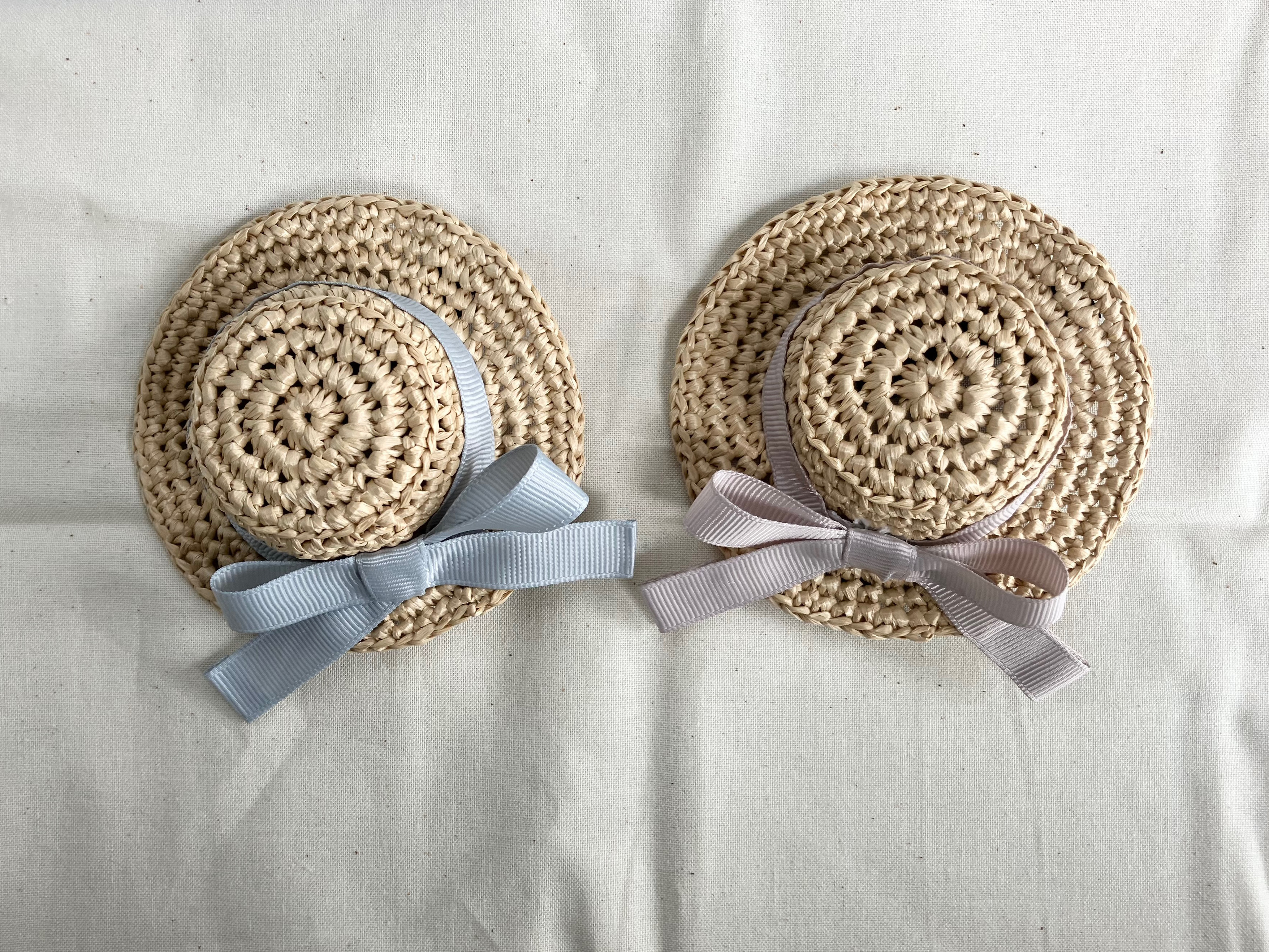 ta×ka‪ ¨̮様オーダーページ　レースの麦わら帽子　ハンドメイド 麦わら帽子 ナチュラル 帽子 UV対策 紫外線対策 日焼け対策レース