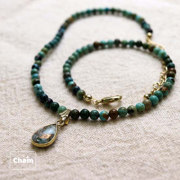 ターコイズネックレス 5枚目の画像