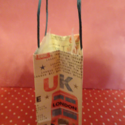 ロンドン柄プチペーパーバッグ（縦長バージョン）にクッキー２種類詰め合わせ♪(*^▽^*) 7枚目の画像