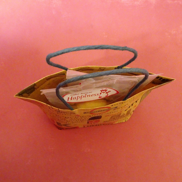 ロンドン柄プチペーパーバッグ（横長バージョン）にクッキー２種類詰め合わせ♪(*^▽^*) 8枚目の画像