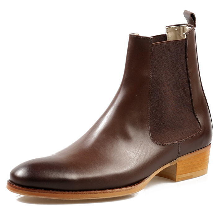 サイドゴアブーツ メンズブーツ レザーシューズ 本革ブーツ SHOES STAR オーダーシューズ