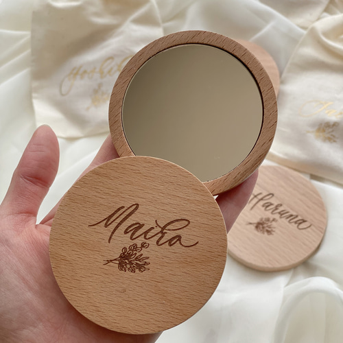 席札】ウッドミラー 席次表・席札・メニュー表 Affectueux 通販