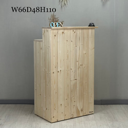 受注製作_BARIKI_レジカウンター 木製カウンター 幅66cm×奥行48cm×高さ