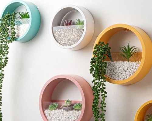 Amazon.co.jp: ハンギングフラワーポットメタルハンギングバスケットゴールドハンギングプランター直径16cmハンギングプラントポット植物用壁 多肉植物ガーデン屋外屋内-Gold|Rund-34 x 34 cm : DIY・工具・ガーデン 2セット 植物 壁装飾 ハンギングプランター 人工ユーカリメタルハンギング花瓶 ラウンドシェイプウォールプランターホルダー ボーホー