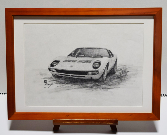 ミウラ （モノクロ鉛筆アート） 絵画 信楽焼福たぬき画家 通販