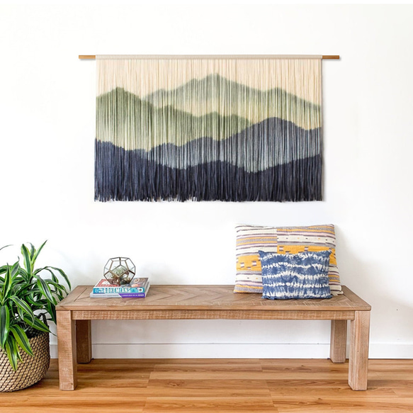 【受注製作】風景画 絵画 タペストリー 壁掛け 手作り アート 芸術 ウォールハンギング 新築祝い・新居祝い 家の装飾 cm 高さ 円幅 アート 90cm ロッドを使用した壁掛けタペストリーの実際の幅は 広くなります #寝室