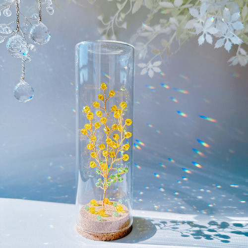 受注制作 9個セットのミモザのガーランド