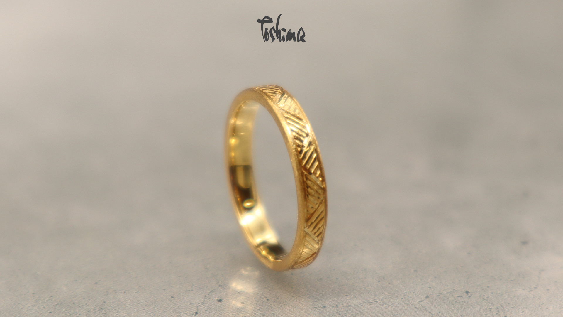 幾何学模様シルバーリング　[silver 選べるカラー] 　誕生日・記念日のプレゼントにも！