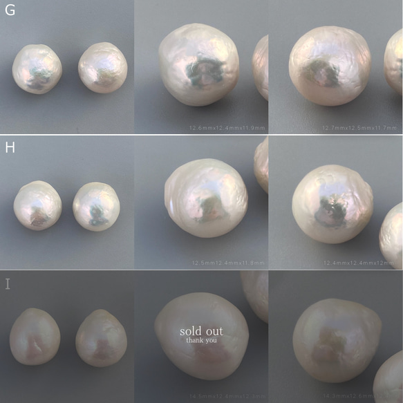 『再入荷x2』珠が選べる バロックパールピアス イヤリング 大粒 こぼれる 12ｍｍ13ｍ sv925 ネコポス送料無料 11枚目の画像