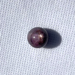 CYA【AAA+ スター ルビー 12.4mm玉 粒売】 天然石ビーズ 7月誕生石 バラ 現物 3枚目の画像