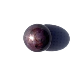 CYA【AAA+ スター ルビー 12.4mm玉 粒売】 天然石ビーズ 7月誕生石 バラ 現物 1枚目の画像
