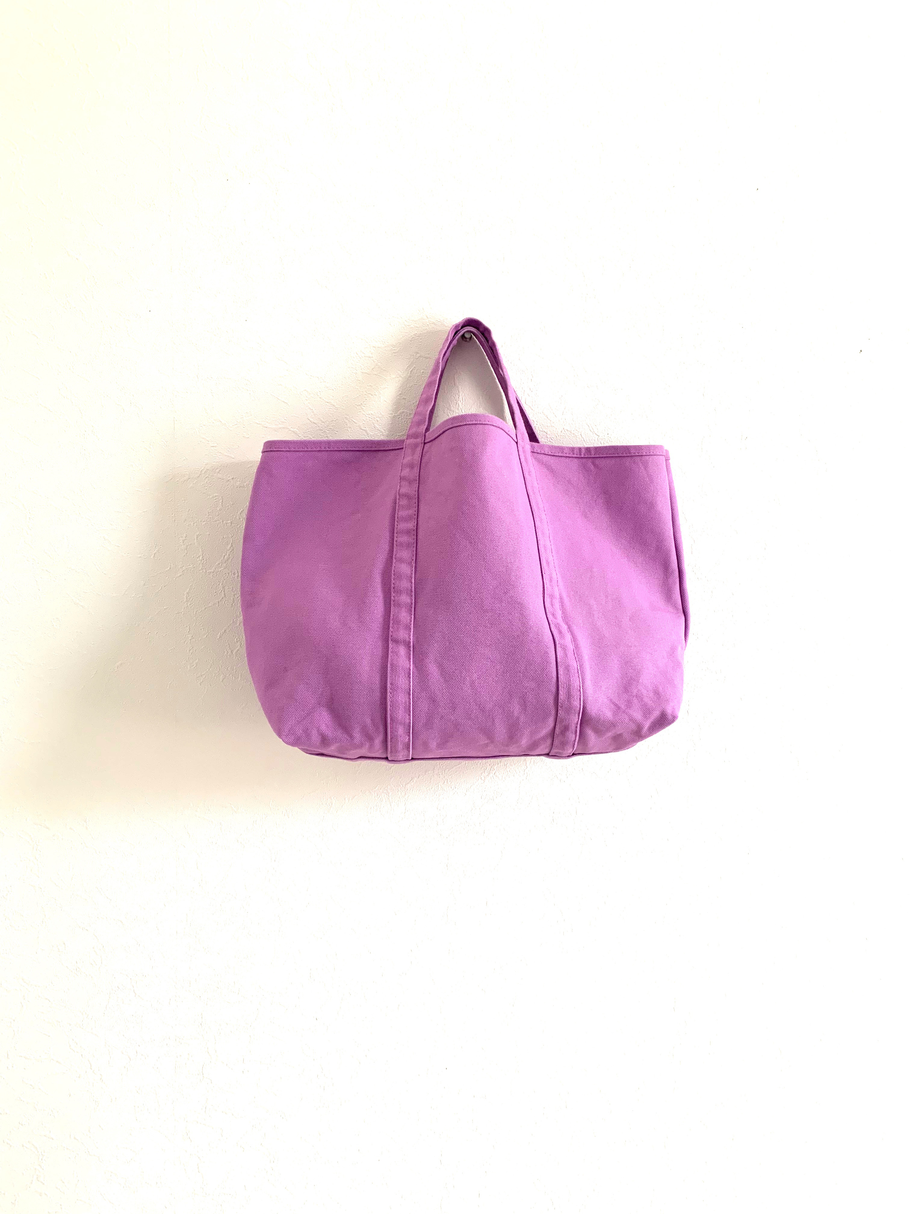 【A4対応】帆布　BASIC TOTE ( M )　あやめ色