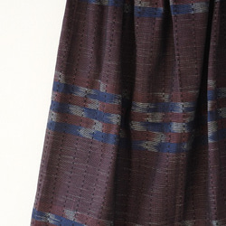 手織り布のシンプルなスカート 3枚目の画像