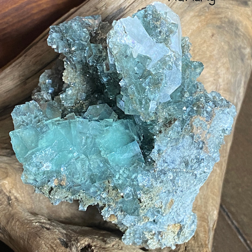 天然石フローライト原石標本F.43