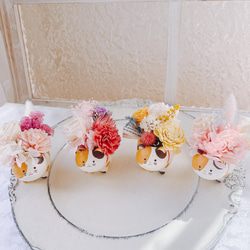 シマエナガのクリスマスリース クリスマスフレーム ナチュラル