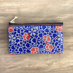 畳縁　狗腳印　貓的腳印　硬幣錢包　名片夾　日式　櫻花 第7張的照片