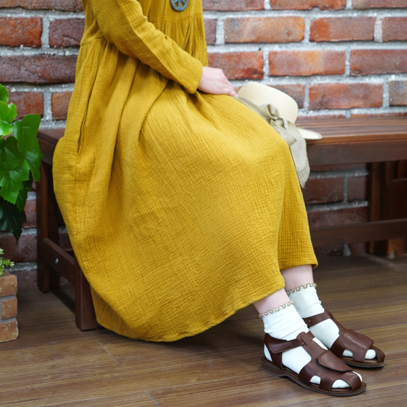 適合腳寬的平底涼鞋 (DAIYA) 鞋子 日本製造 國產材料 [5-14 天內發貨] 第10張的照片
