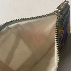 pouch /ヴィンテージテキスタイルのパッチワークポーチ    ■tf-367d 6枚目の画像