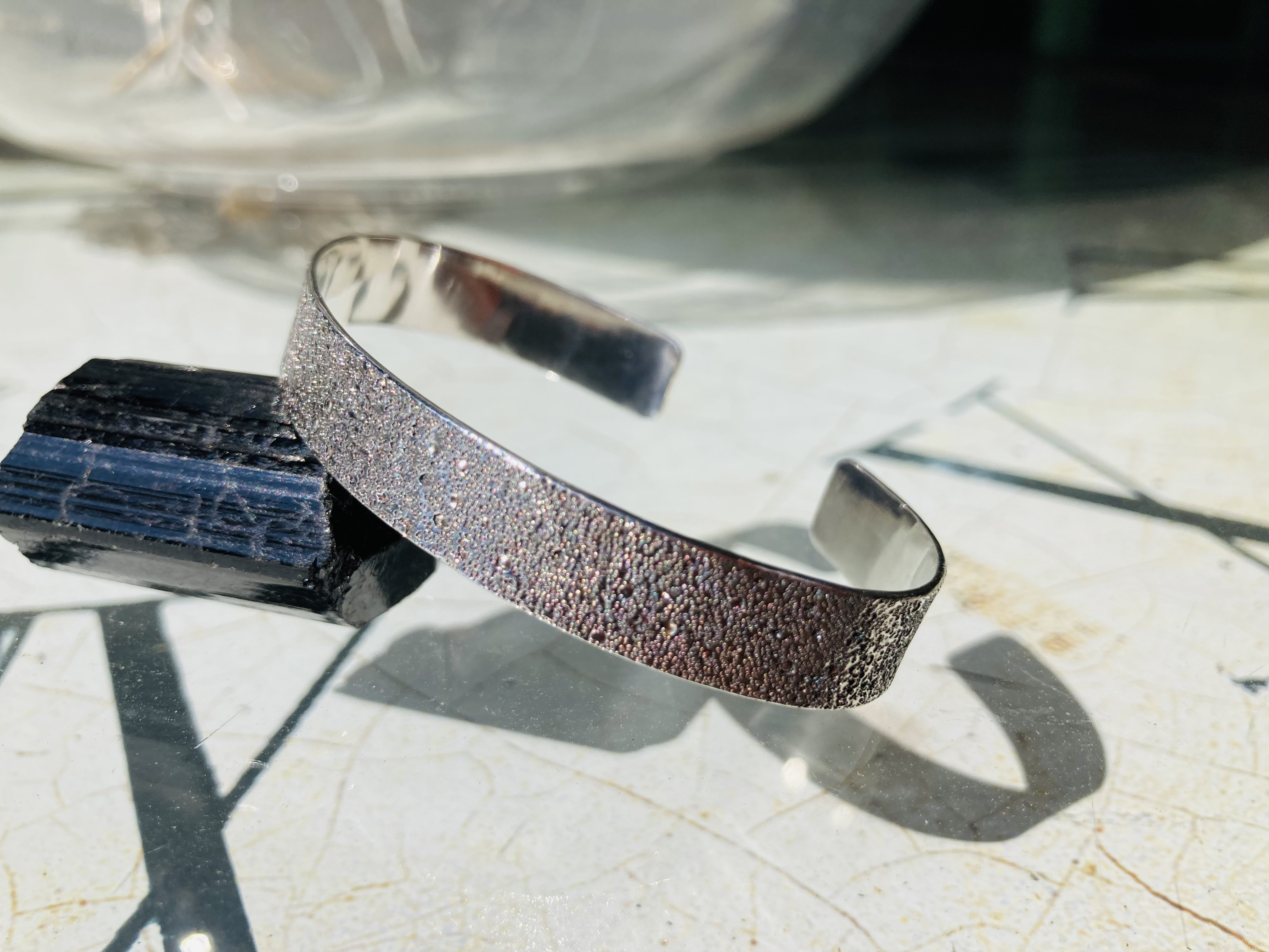 moonテクスチャーバングル