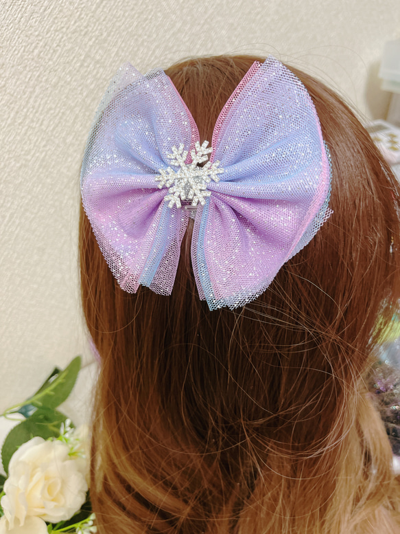 やっとこピン 選べる ビジュー 目立つ！ ハンドメイド リボン チア