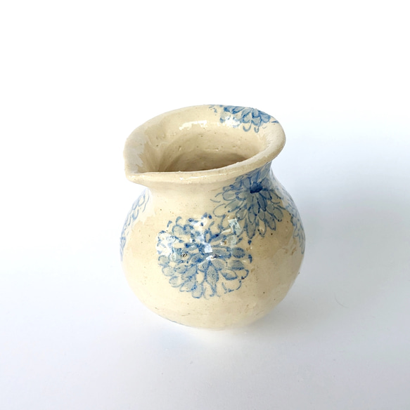 徳利　菊　オリジナル陶器 3枚目の画像