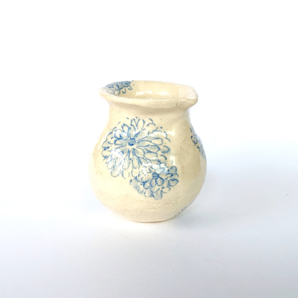 徳利　菊　オリジナル陶器 5枚目の画像