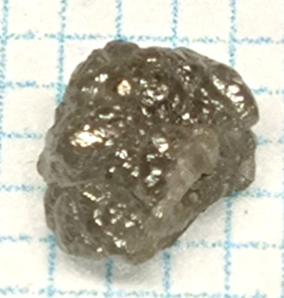 ダイヤモンド原石　rough diamond　天然石 (D1004)　 ラフダイヤモンド 2枚目の画像