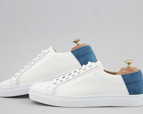 【DUNE LONDON】Elderflowers star-etched レザー スニーカー メンズスニーカー レザースニーカー 本革スニーカー SHOES STAR