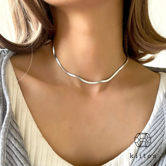 つけっぱなし！OK♪ 316L サージカルステンレス 3mm スネーク