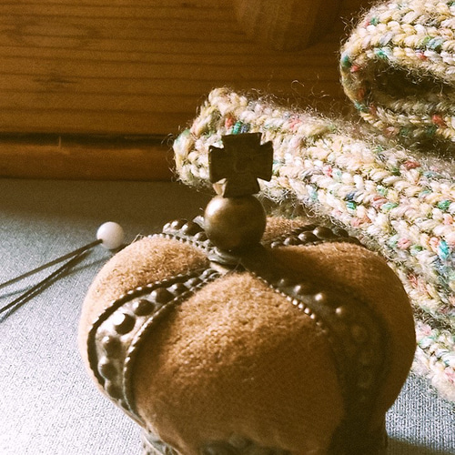 古い時代の王冠のピンクッション 針山 ロイヤルコロネーション その他