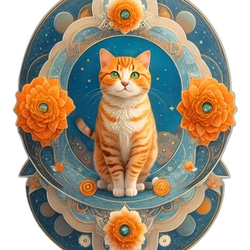 猫　ドライ　Tシャツ　ゴージャス　イラスト　ネコ　アニマル　可愛い　グッズ 2枚目の画像