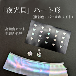 夜光貝のアクセサリーパーツ　100個 夜光貝磨きアクセサリー作りキット ✳【 小さいパーツ 】 キット