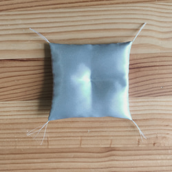 ミニ座布団　金・銀 ・赤・白・黒 / 受注生産 / 招き猫用 / だるま用 / サイズダウン可能 6枚目の画像