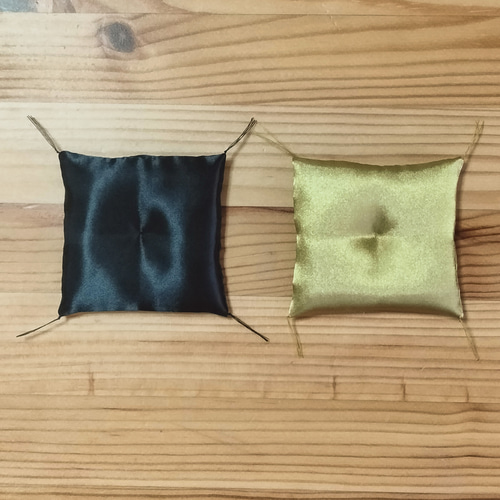 ★オーダーページ★ ミニ座布団 サテン 置物用 ハンドメイド ミニチュア ミニ座布団 置物用 サテン オーダーページ ハンドメイド ミニチュア
